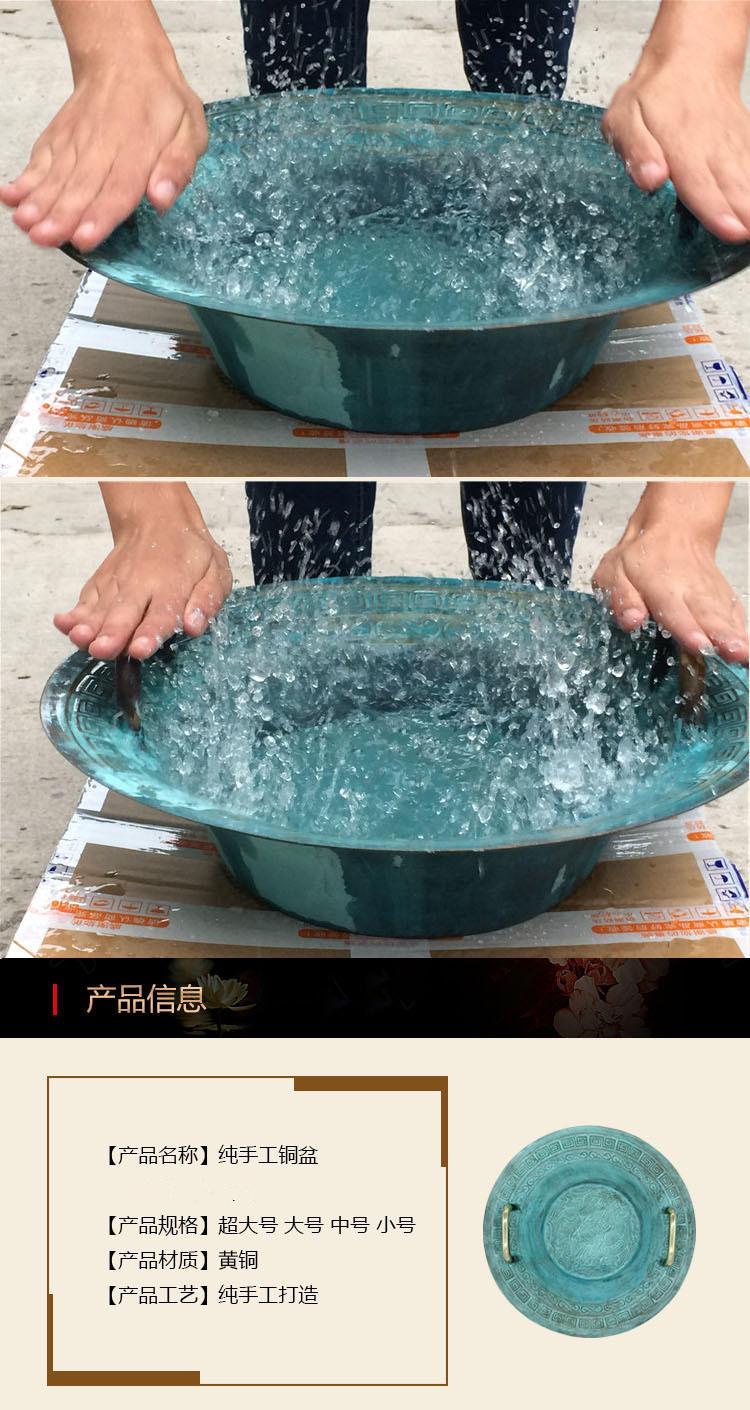 青铜器仿古摆件 铜盆纯铜聚财鱼洗盆，传递东方祝福的精美馈赠
