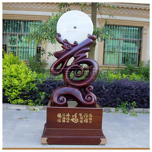 开业庆典礼品福到万家平安扣落地摆件千艺坊厂工艺品办公楼饰批发